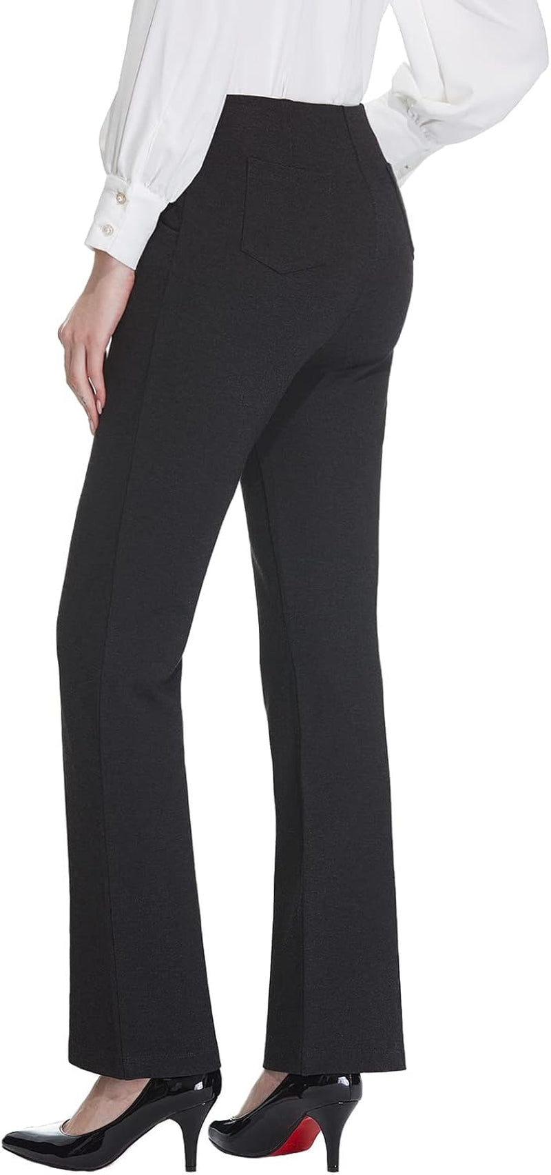 Women'S Bootcut Dress Pants 28"/30"/32"/34" Slacks Business Casual Office Pants Petite/Regular/Long/Tall Length