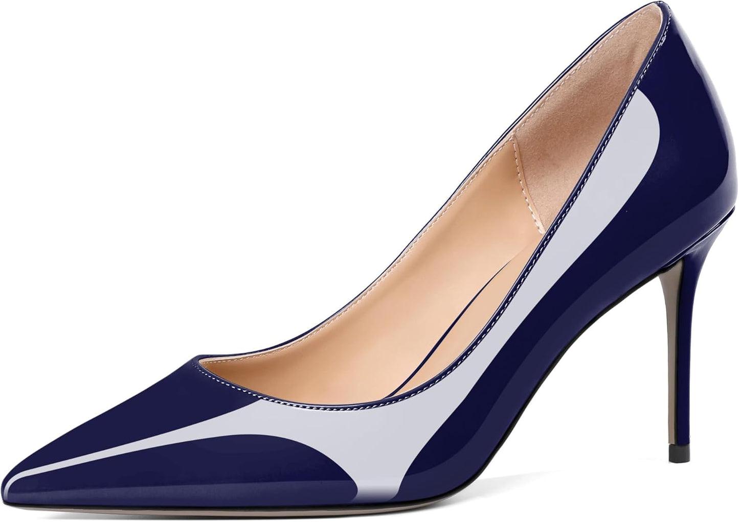 Women'S High Heel Pumps - Classy Pointy Toe Pumps_- Office Wedding Party Event Comfort Heels