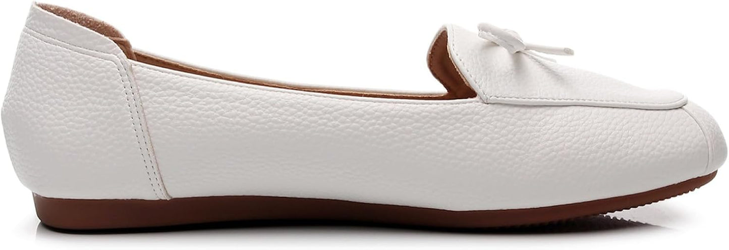 Women'S Bowknot Wide Flat Shoe