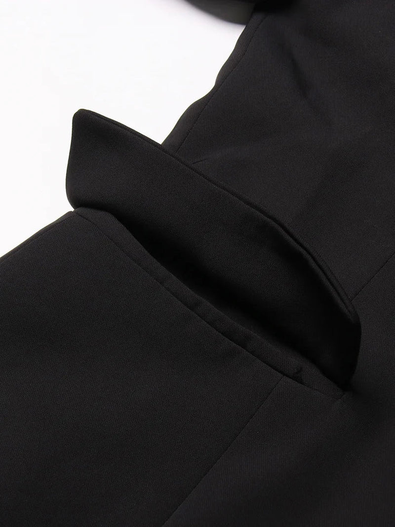Ultimate Power Piece Fancy Pantsuit off the Shoulder Blazer | Suit Coat | Modern Blazer Pantsuit | Womens Suit Jacket