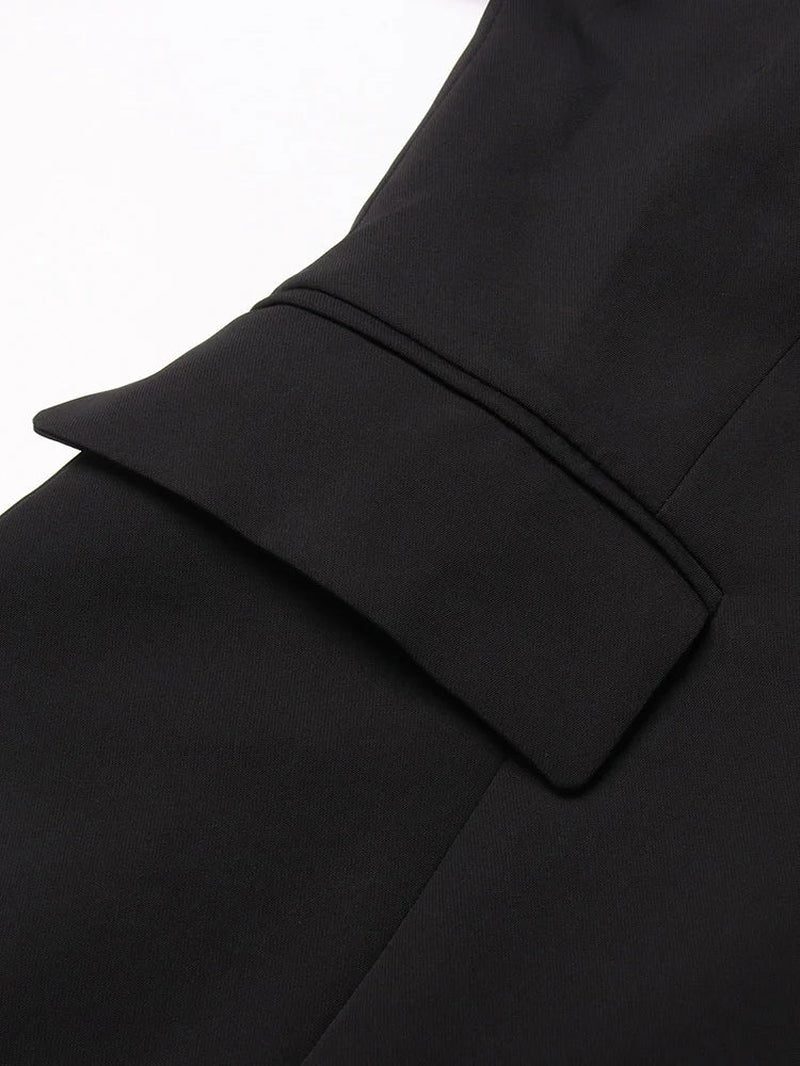 Ultimate Power Piece Fancy Pantsuit off the Shoulder Blazer | Suit Coat | Modern Blazer Pantsuit | Womens Suit Jacket