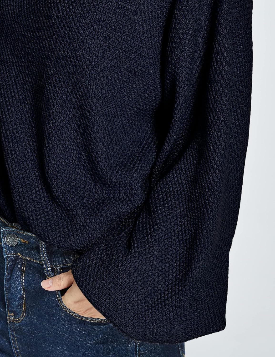 -Oversized-Sweaters-For-Women-Turtleneck Sweaters Drop Shoulder Pullover Knit Long Lantern Sleeve Casual