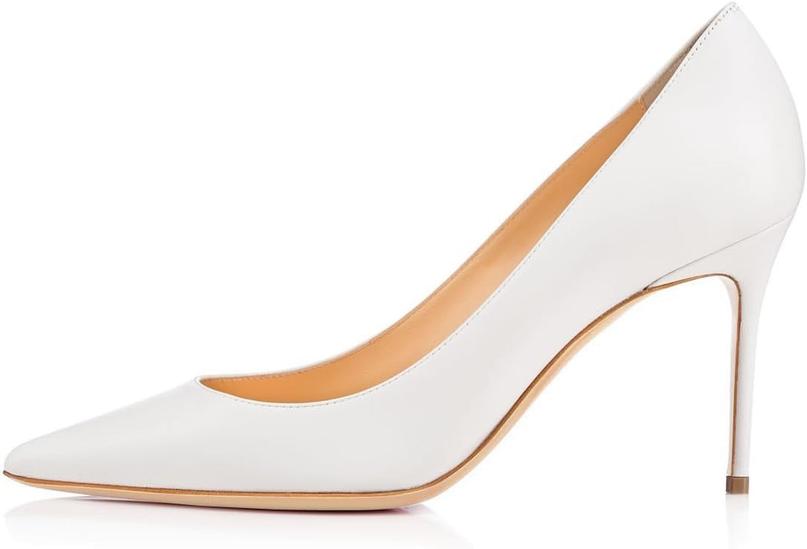 Women'S High Heel Pumps - Classy Pointy Toe Pumps_- Office Wedding Party Event Comfort Heels