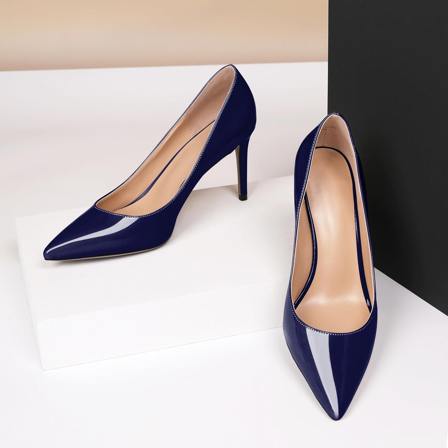 Women'S High Heel Pumps - Classy Pointy Toe Pumps_- Office Wedding Party Event Comfort Heels