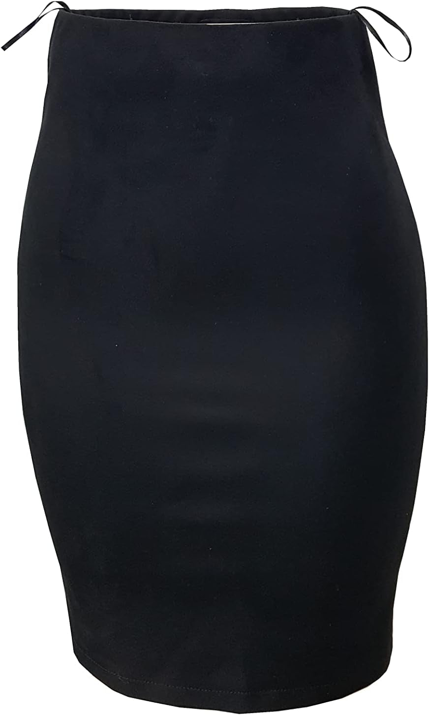 Women'S Faux Suede Pencil Skirt