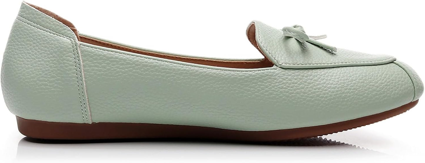 Women'S Bowknot Wide Flat Shoe