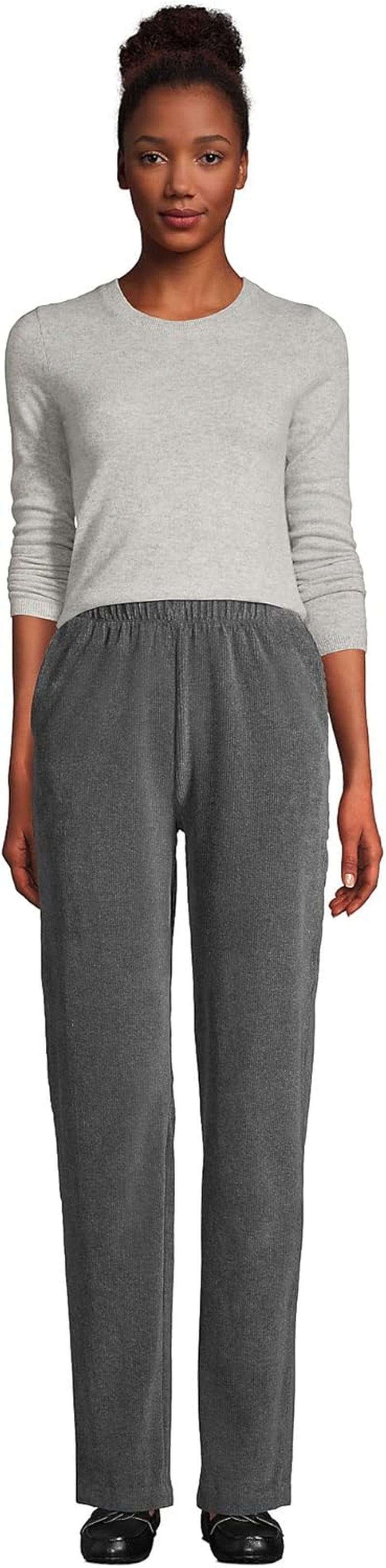 Women'S Sport Knit High Rise Corduroy Pants