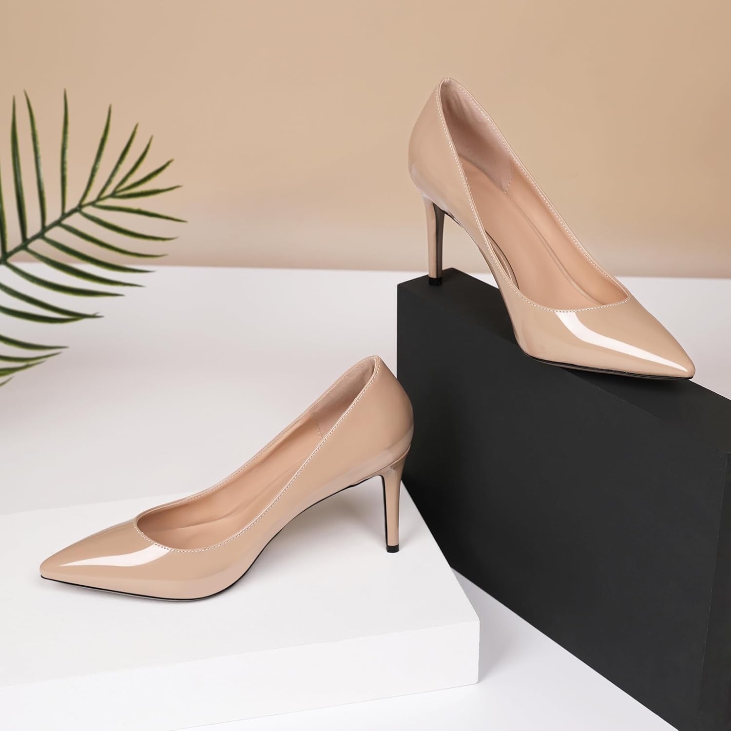 Women'S High Heel Pumps - Classy Pointy Toe Pumps_- Office Wedding Party Event Comfort Heels
