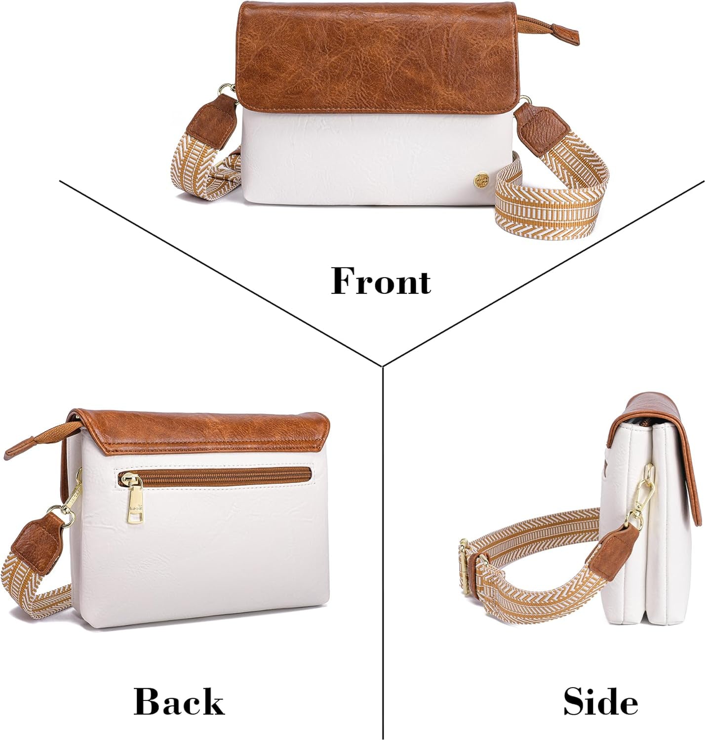 Soft Small Leather Crossbody Bags for Women RFID Blocking Travel Purses Handbags Cell Phone Purse