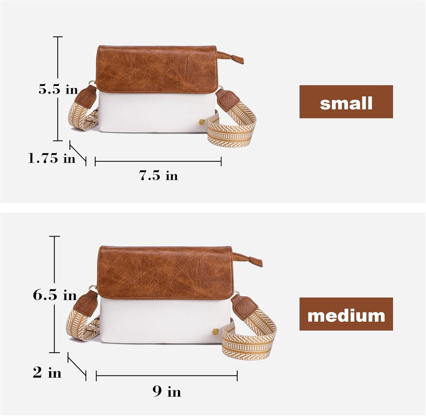 Soft Small Leather Crossbody Bags for Women RFID Blocking Travel Purses Handbags Cell Phone Purse