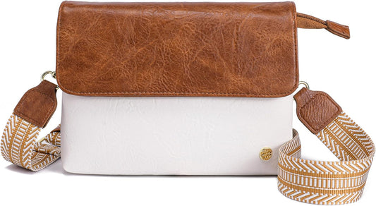 Soft Small Leather Crossbody Bags for Women RFID Blocking Travel Purses Handbags Cell Phone Purse
