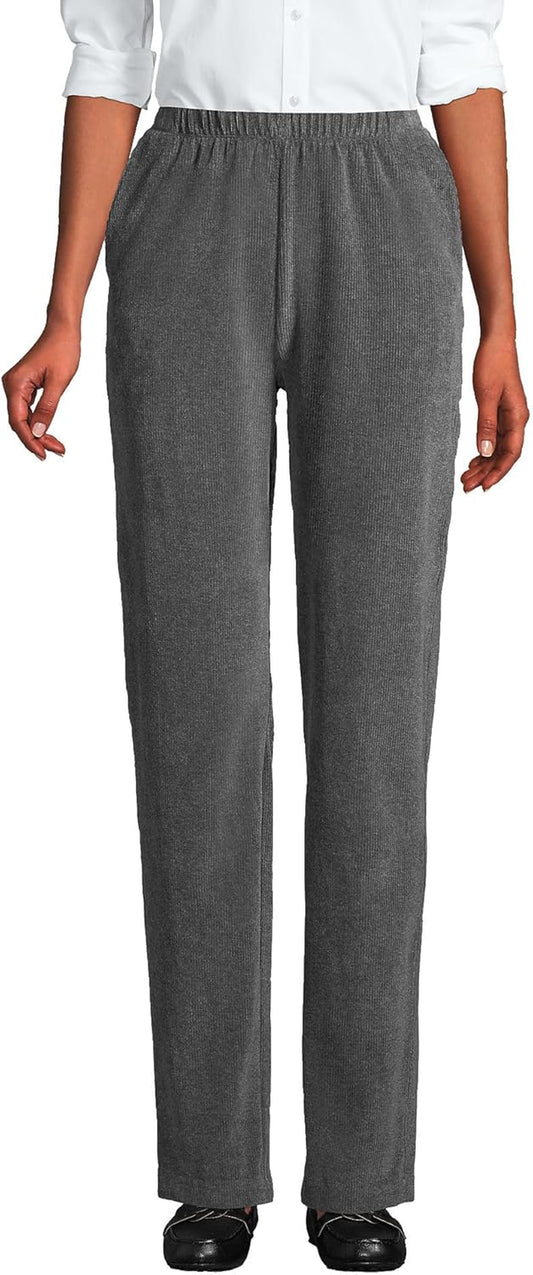 Women'S Sport Knit High Rise Corduroy Pants