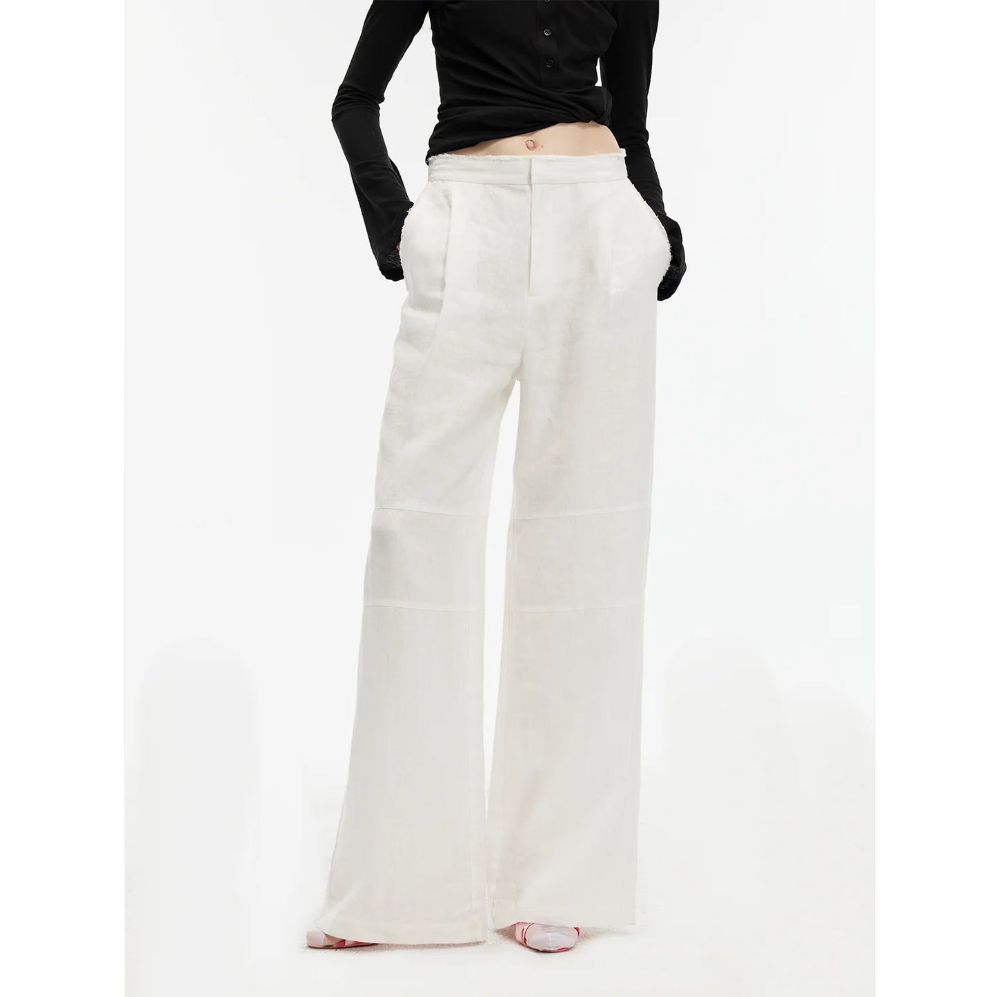 "Diary of an Old Friend" Customized Breathable Ramie Oversize Suit Vest Set