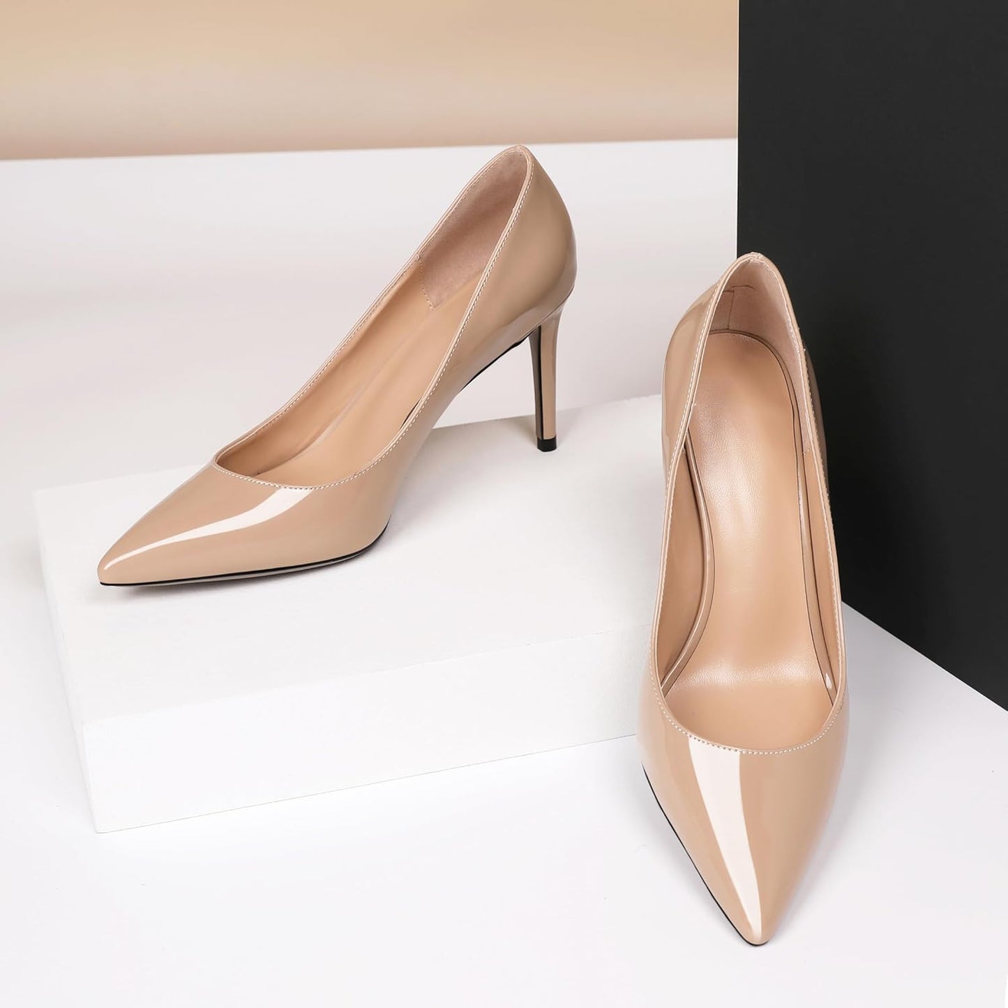 Women'S High Heel Pumps - Classy Pointy Toe Pumps_- Office Wedding Party Event Comfort Heels