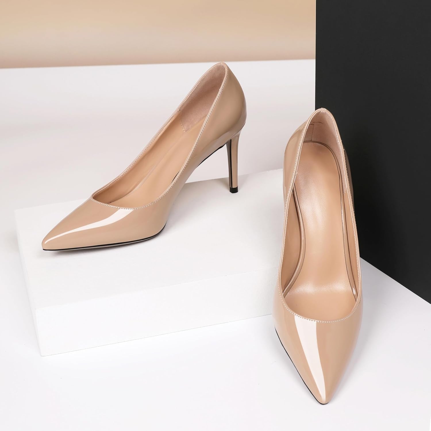 Women'S High Heel Pumps - Classy Pointy Toe Pumps_- Office Wedding Party Event Comfort Heels