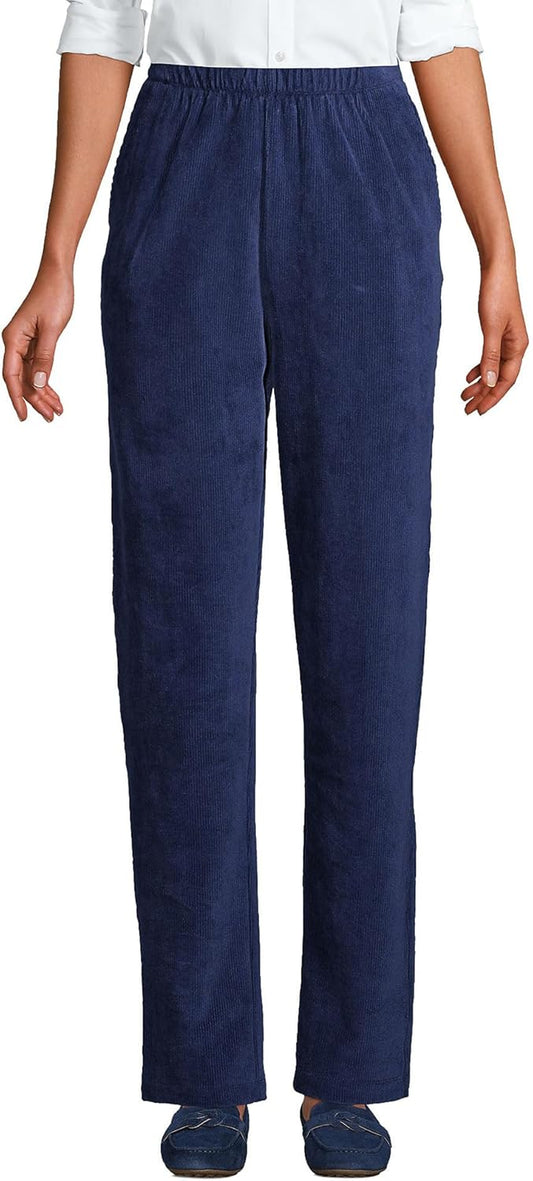 Women'S Sport Knit High Rise Corduroy Pants