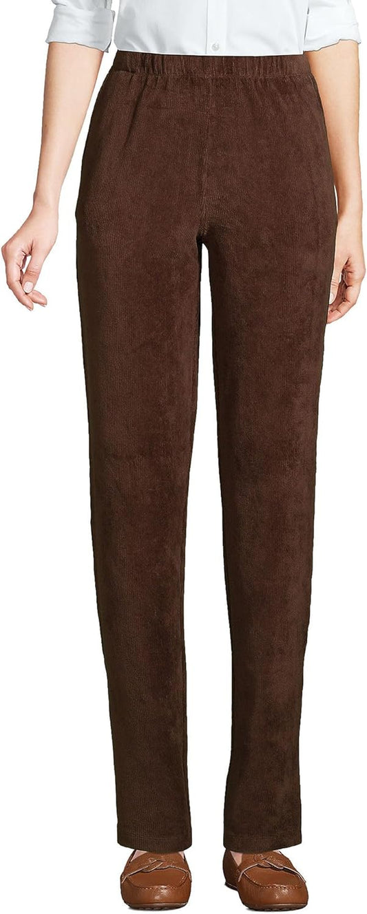 Women'S Sport Knit High Rise Corduroy Pants