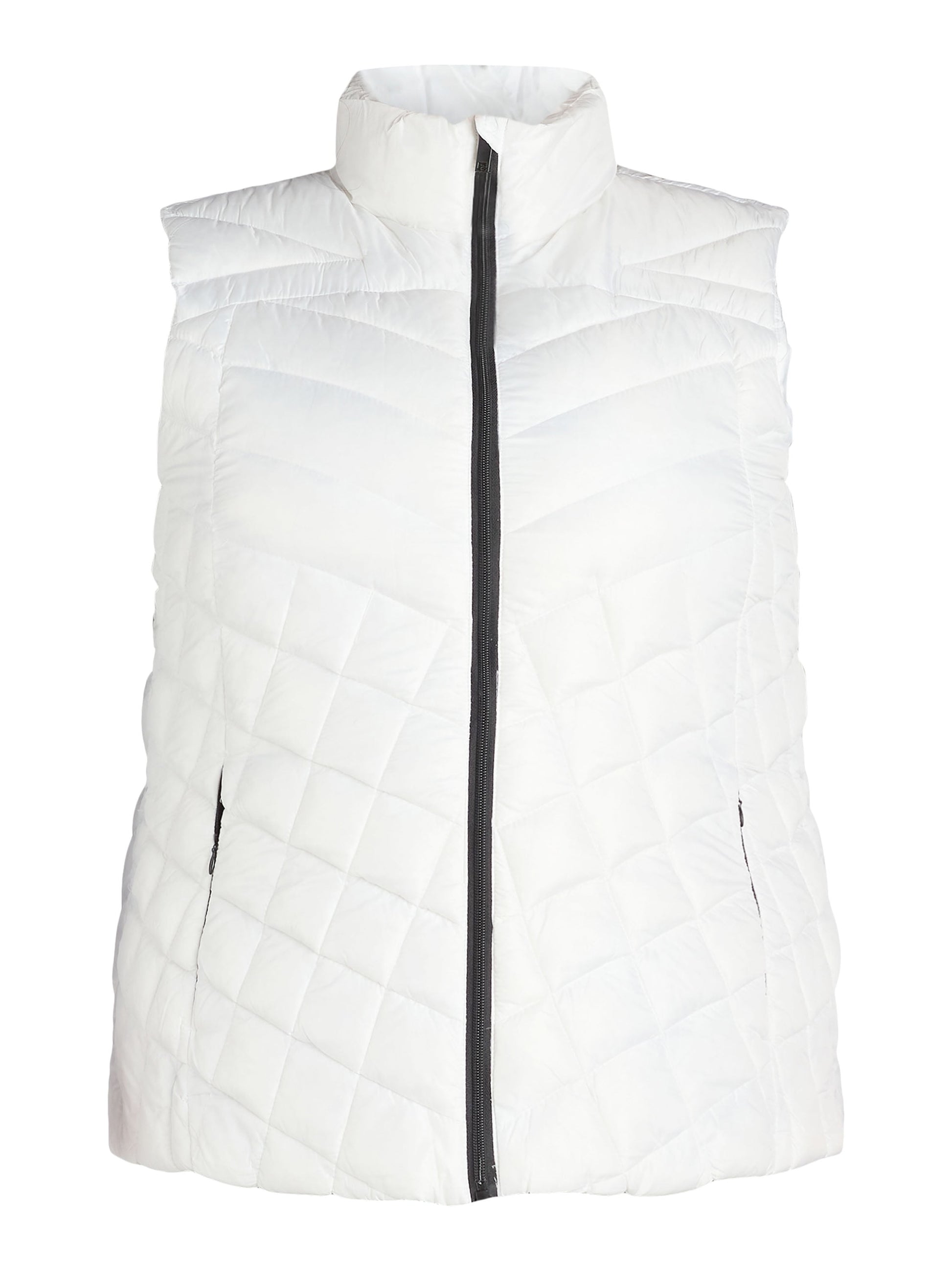 Chevron Quilted Puffer, Outerwear Vests (Women'S), Sizes 1X-3X