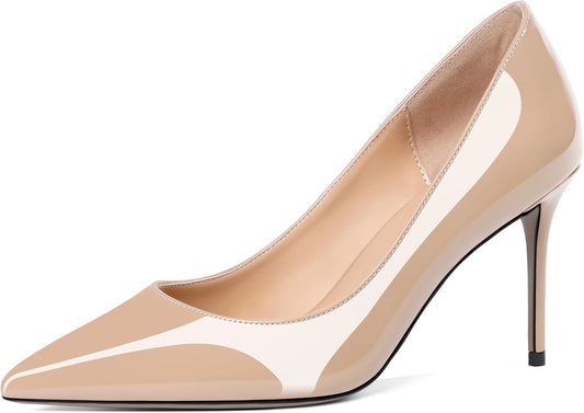 Women'S High Heel Pumps - Classy Pointy Toe Pumps_- Office Wedding Party Event Comfort Heels