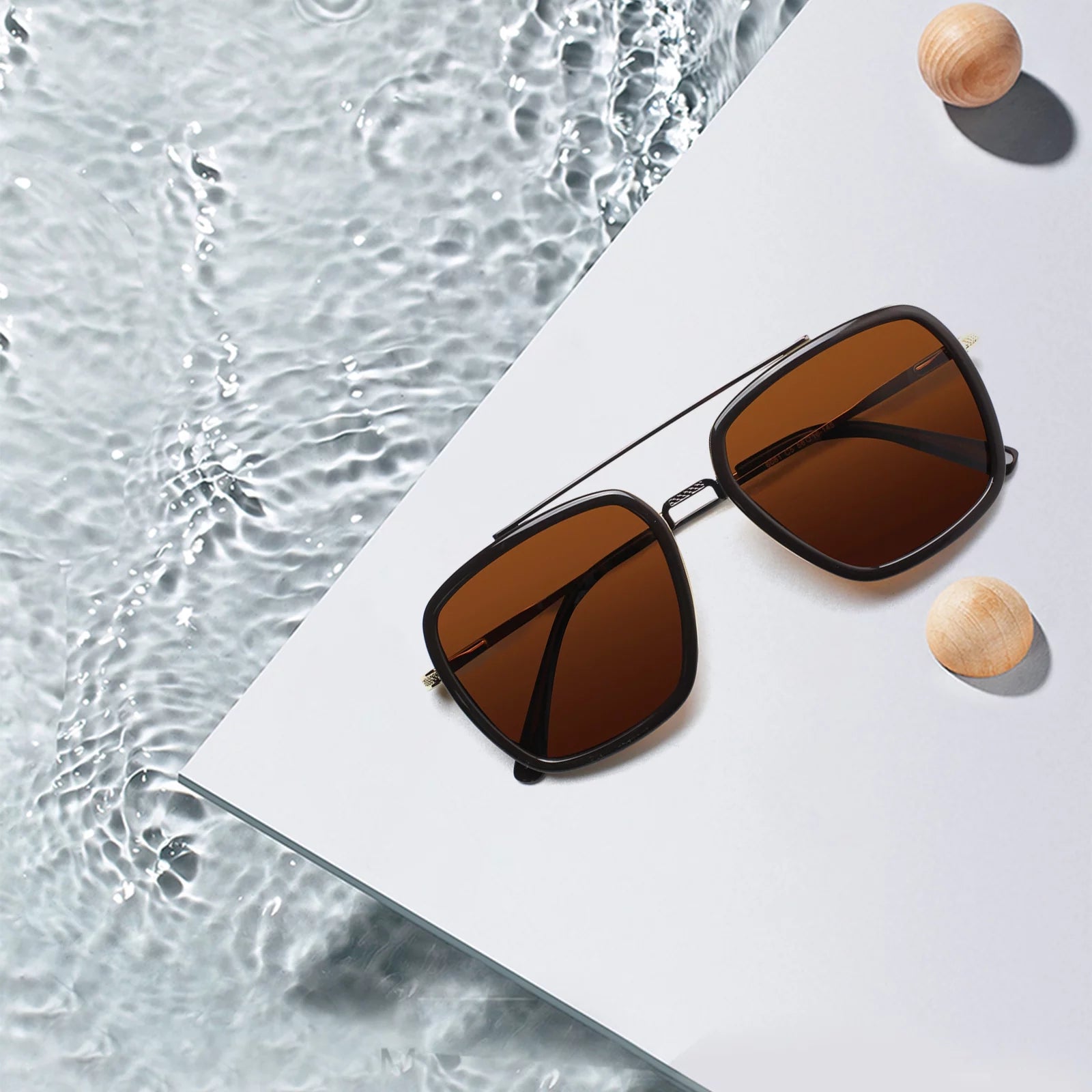 Sunglasses Classic Square Polarized for Women Men Retro Shades Sun Glasses