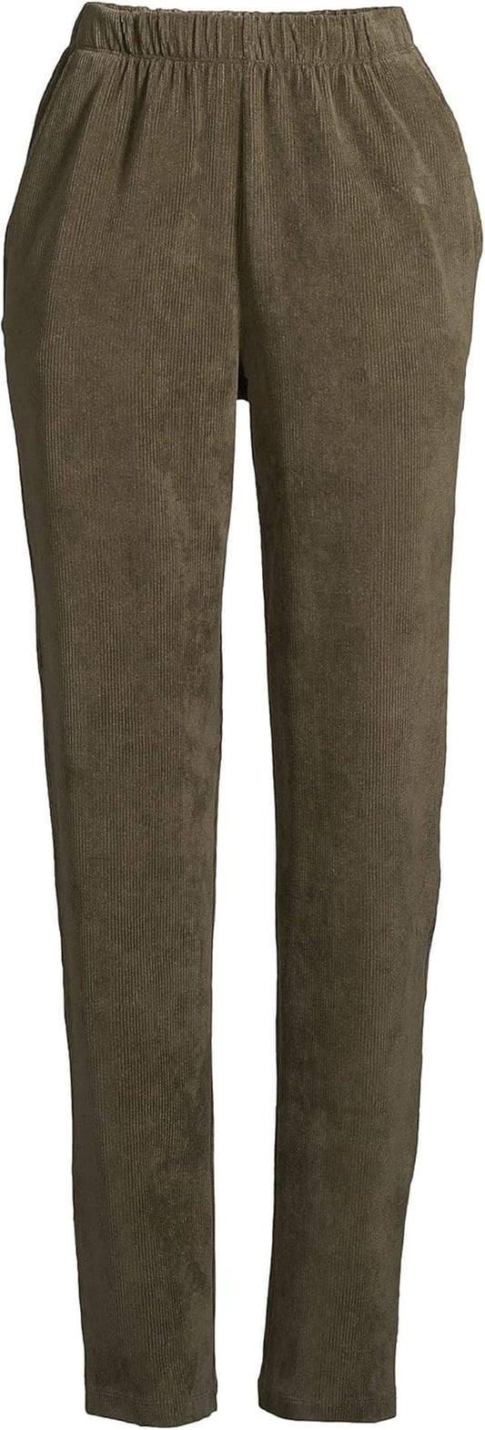 Women S Sport Corduroy Pants Forest Moss Tall Medium
